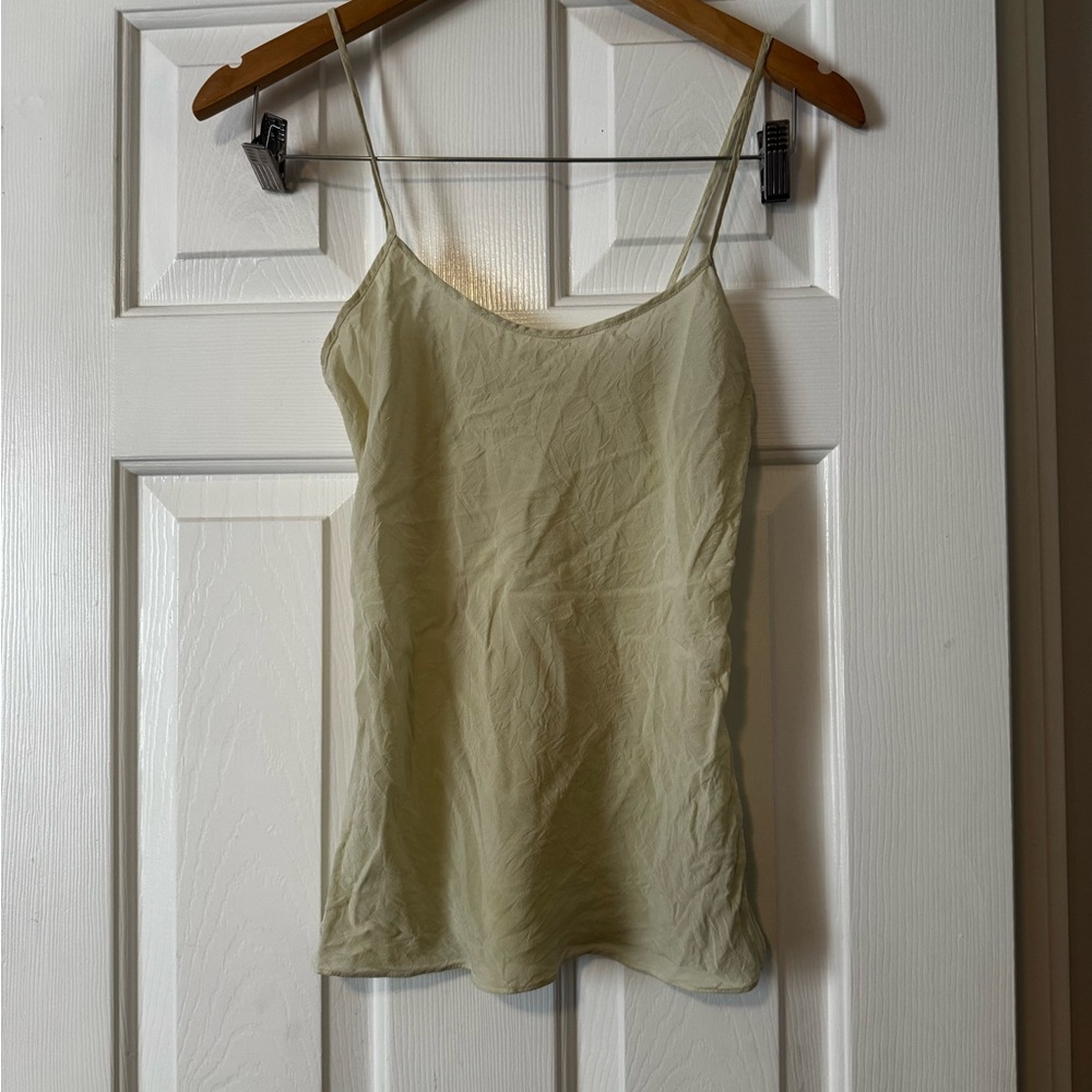 Burberry 100% Silk Camisole Top - Champagne / Neutral Cream